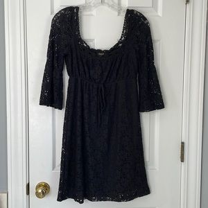 Beautiful Boho Black Lace Dress. Worn twice. Excellent Condition. Size XS